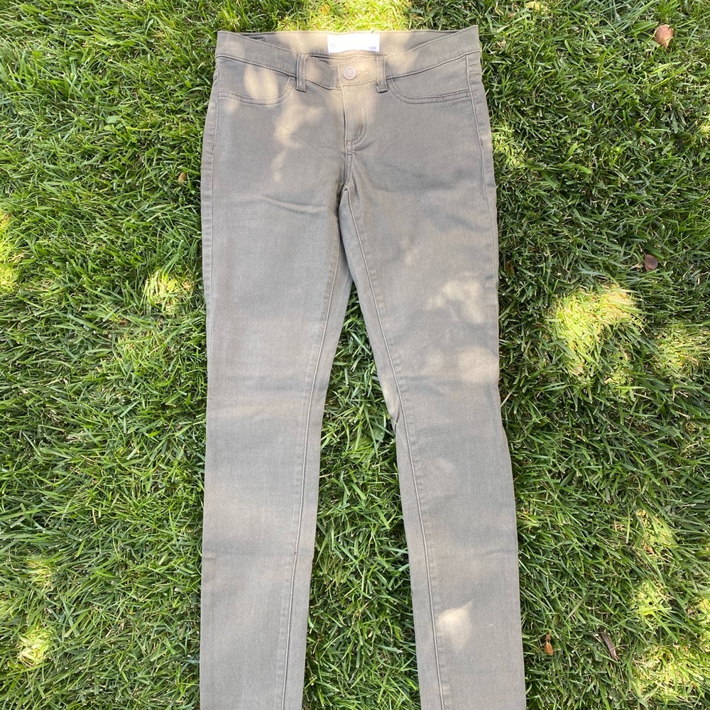 tan skinny jeans